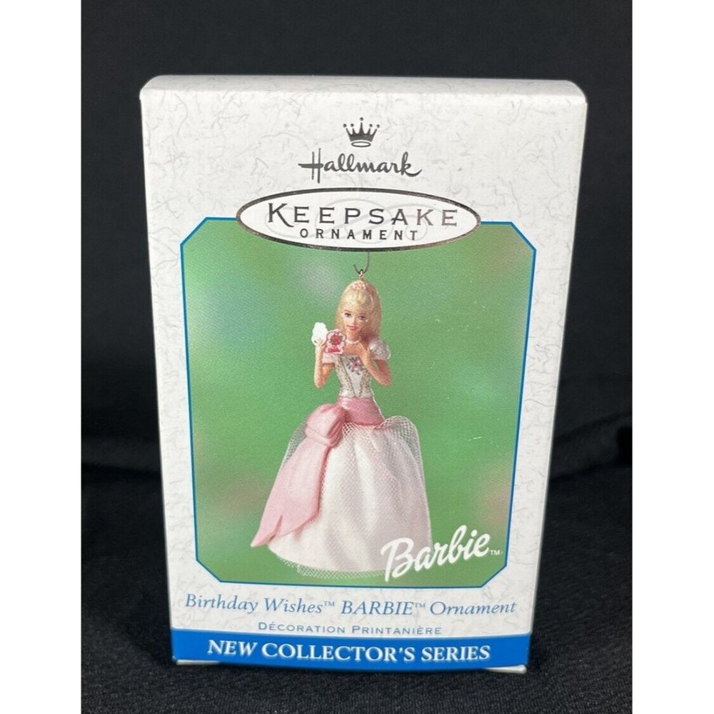 Hallmark Keepsake Christmas Ornament Birthday Wishes Barbie 2001 QEO8575 New